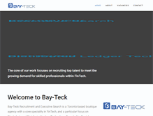 Tablet Screenshot of bay-teck.com